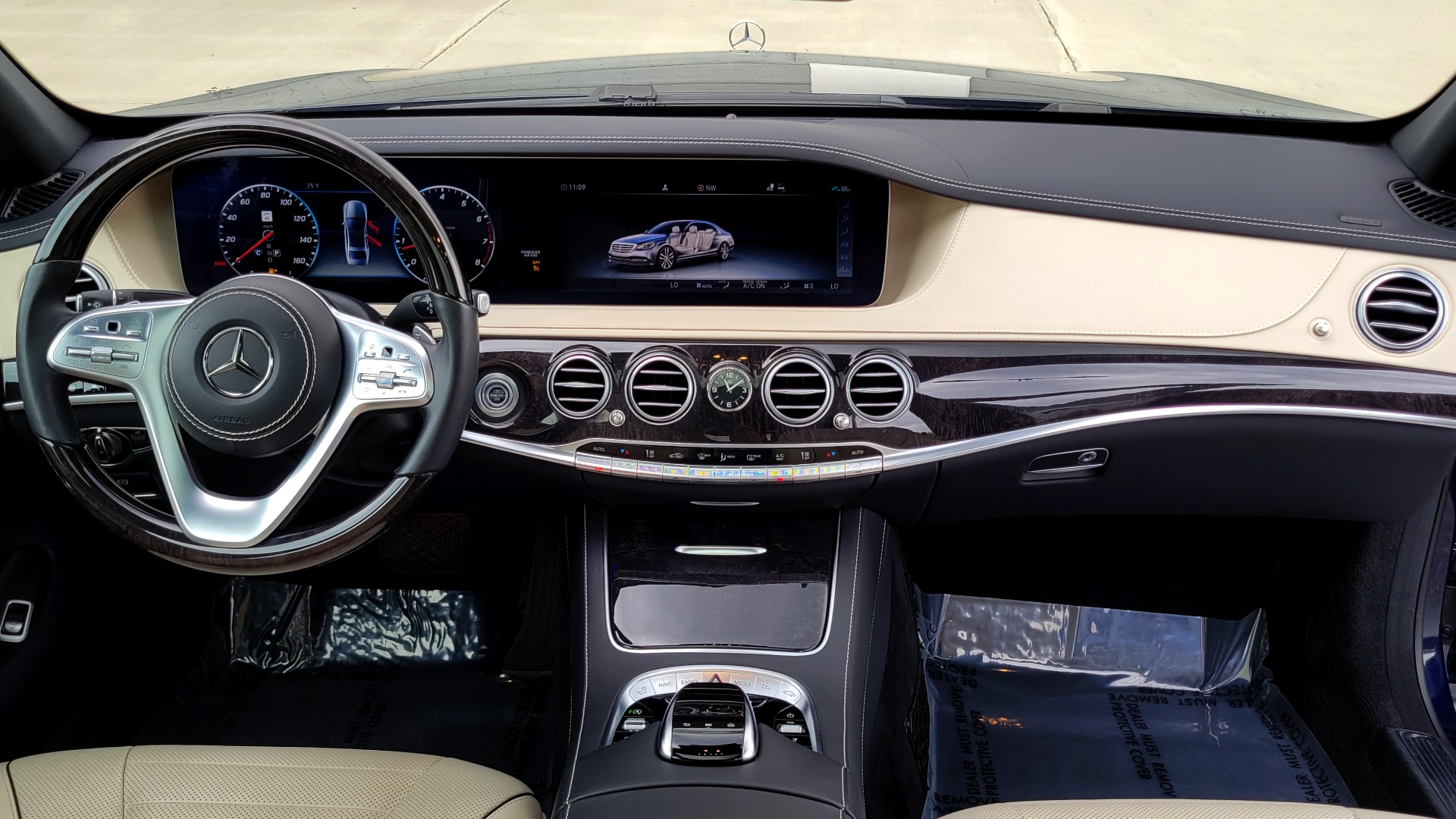 Used 2019 Mercedes-Benz S-CLASS S 560 4MATIC PREMIUM / DRVR ASST / WARMTH / NAV / REARVIEW for sale $72,995 at Formula Imports in Charlotte NC 28227 90