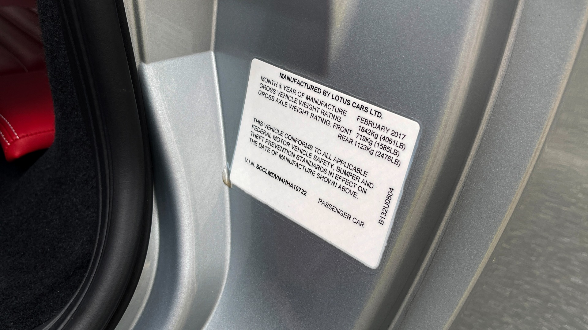 Used 2017 Lotus EVORA 400 6-SPEED MANUAL / AIR COND / BLUETOOTH / REARVIEW for sale Sold at Formula Imports in Charlotte NC 28227 67