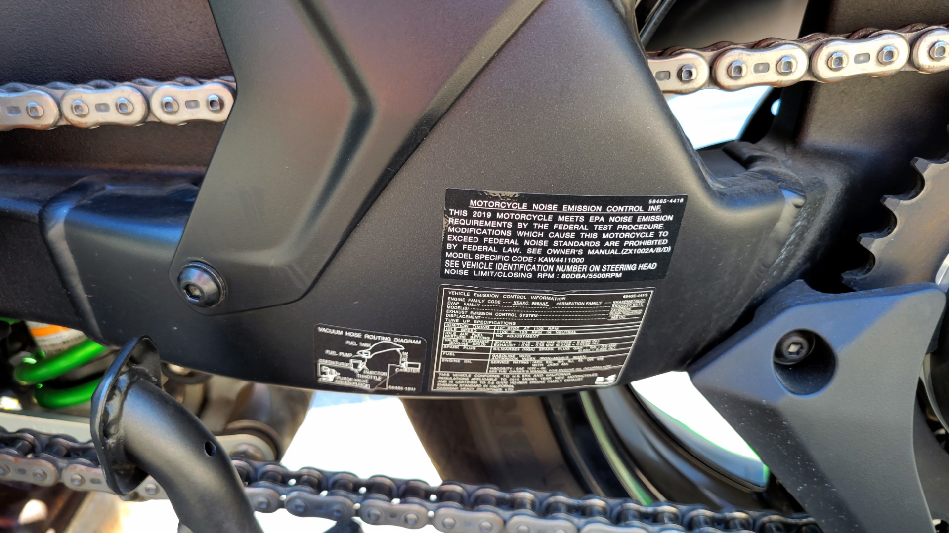 Used 2019 Kawasaki NINJA H2 SX / 998CC 197HP / SPORT TOURING MOTORCYCLE for sale Sold at Formula Imports in Charlotte NC 28227 13