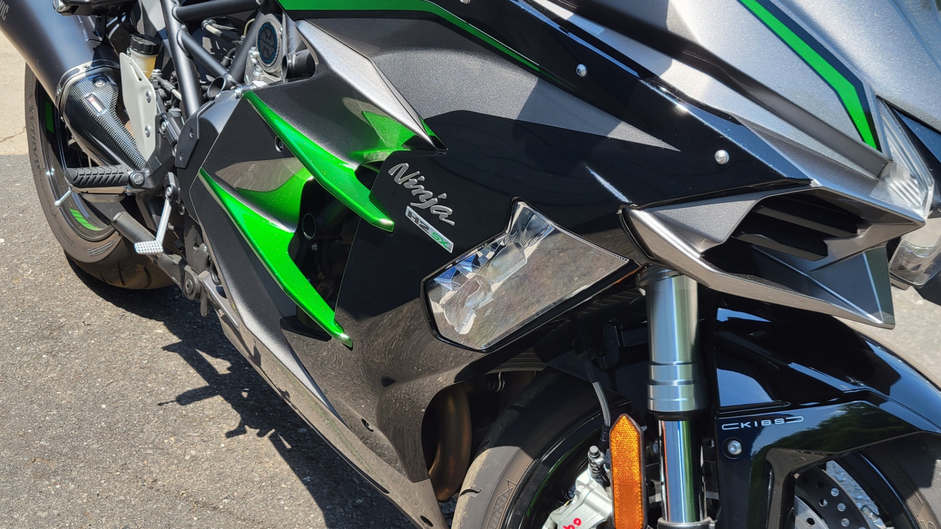 Used 2019 Kawasaki NINJA H2 SX / 998CC 197HP / SPORT TOURING MOTORCYCLE for sale $23,000 at Formula Imports in Charlotte NC 28227 17