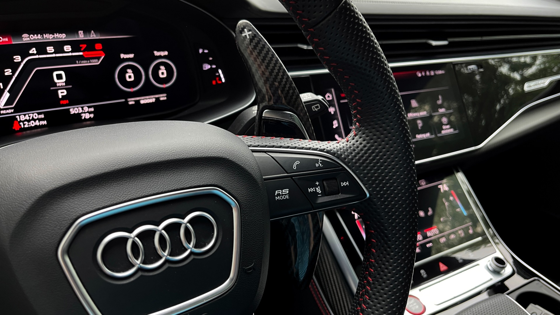 Used 2021 Audi RS Q8 4.0 TFSA QUATTRO / LUX / EXEC / CARBON & BLACK OPTIC / DRVR ASST / TOWING for sale $147,995 at Formula Imports in Charlotte NC 28227 61
