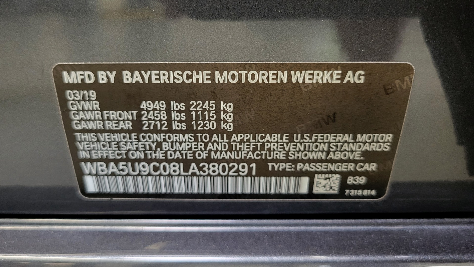 Used 2020 BMW 3 SERIES M340I XDRIVE / PREMIUM / DRVR ASST / H/K SND / REARVIEW for sale Sold at Formula Imports in Charlotte NC 28227 96