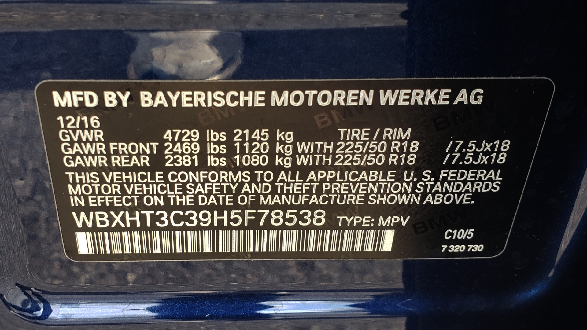 Used 2017 BMW X1 XDRIVE28I PREMIUM / NAV / SNRF / DRVR ASST / CLD WTHR for sale Sold at Formula Imports in Charlotte NC 28227 79