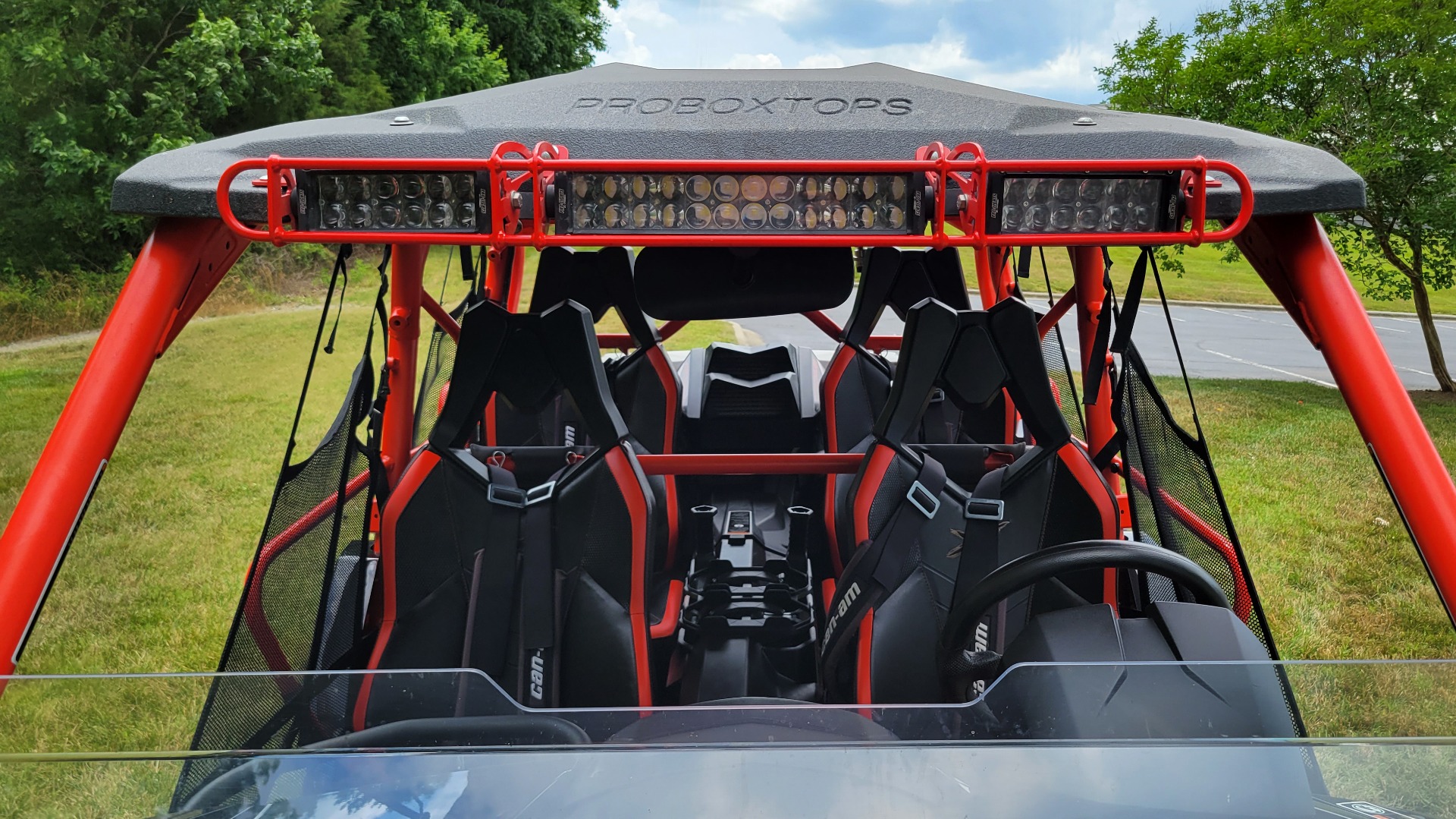 Used 2016 Can-Am MAVERICK MAX X-RS 1000R TURBO / 131HP / 4X4 / 4-SEATER / CUSTOM SOUND SYSTEM for sale $25,995 at Formula Imports in Charlotte NC 28227 30