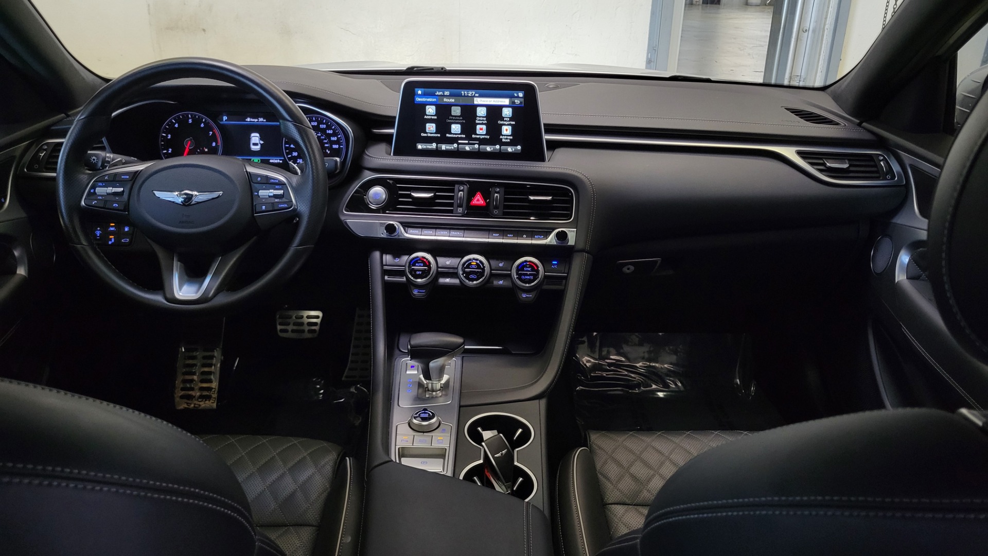 Used 2019 Genesis G70 3.3T SPORT SEDAN / NAV / SUNROOF / HUD / PARK DIST WARN / CAMERA for sale $37,995 at Formula Imports in Charlotte NC 28227 85