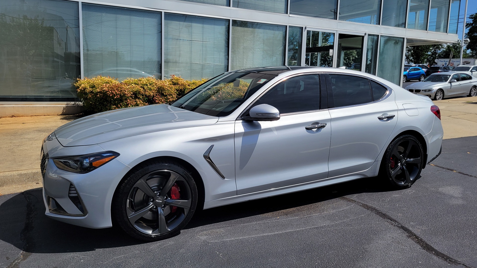 Used 2019 Genesis G70 3.3T SPORT SEDAN / NAV / SUNROOF / HUD / PARK DIST WARN / CAMERA for sale Sold at Formula Imports in Charlotte NC 28227 1