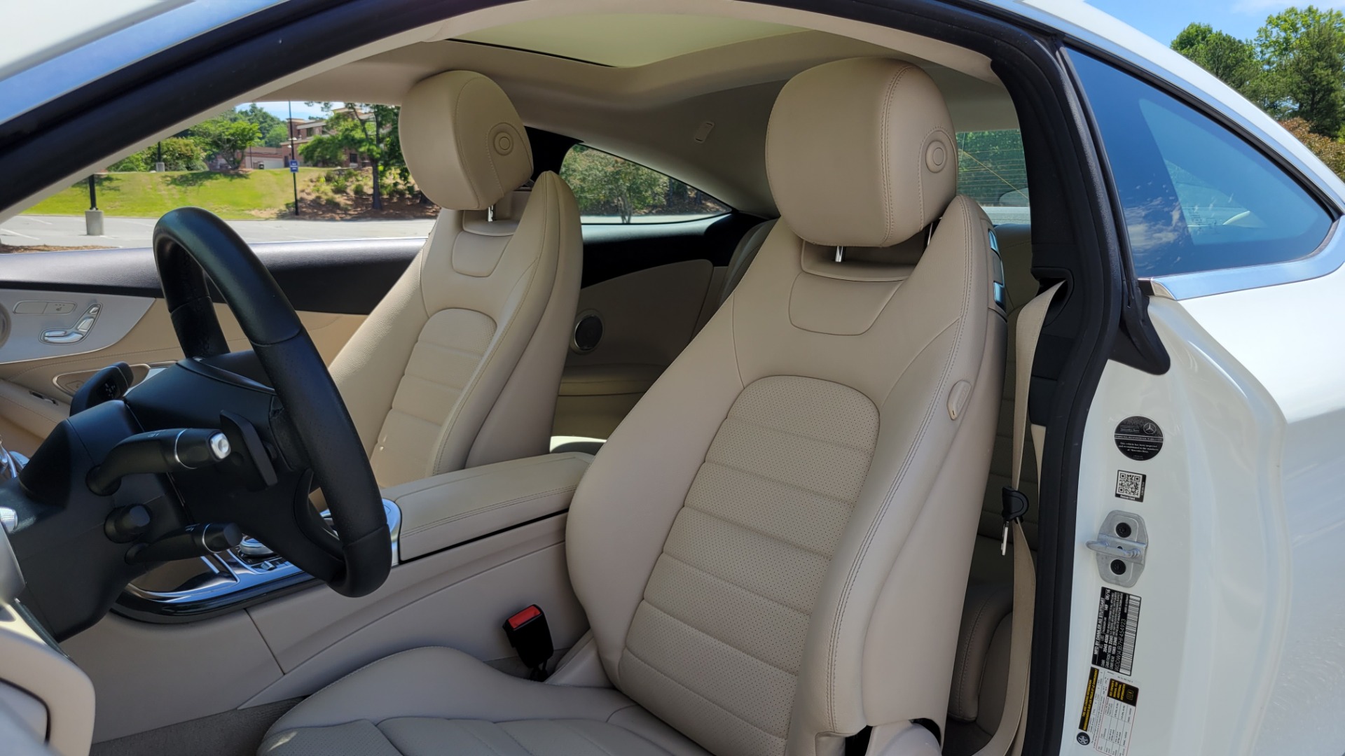 Used 2017 Mercedes-Benz C-CLASS C 300 PREMIUM COUPE / BLIND SPOT ASST / BURMESTER / CAMERA for sale $31,995 at Formula Imports in Charlotte NC 28227 37
