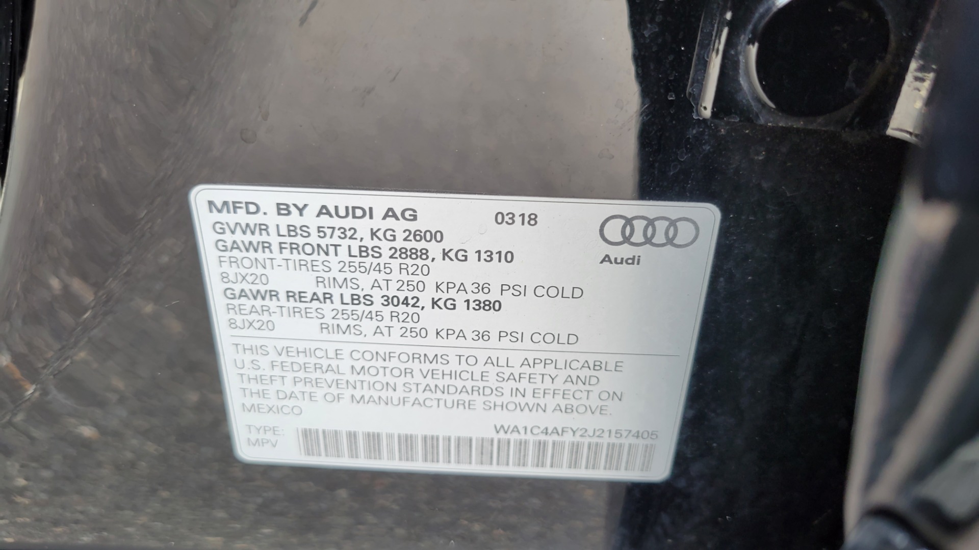 Used 2018 Audi SQ5 3.0 TFSI PRESTIGE QUATTRO / NAV / SUNROOF / B&O SND / CAMERA for sale Sold at Formula Imports in Charlotte NC 28227 99