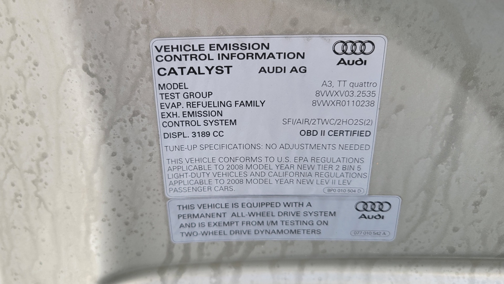 Used 2008 Audi TT 3.2L CONVERTIBLE / MANUAL / 19IN WHEELS / LOW MILES for sale Sold at Formula Imports in Charlotte NC 28227 27