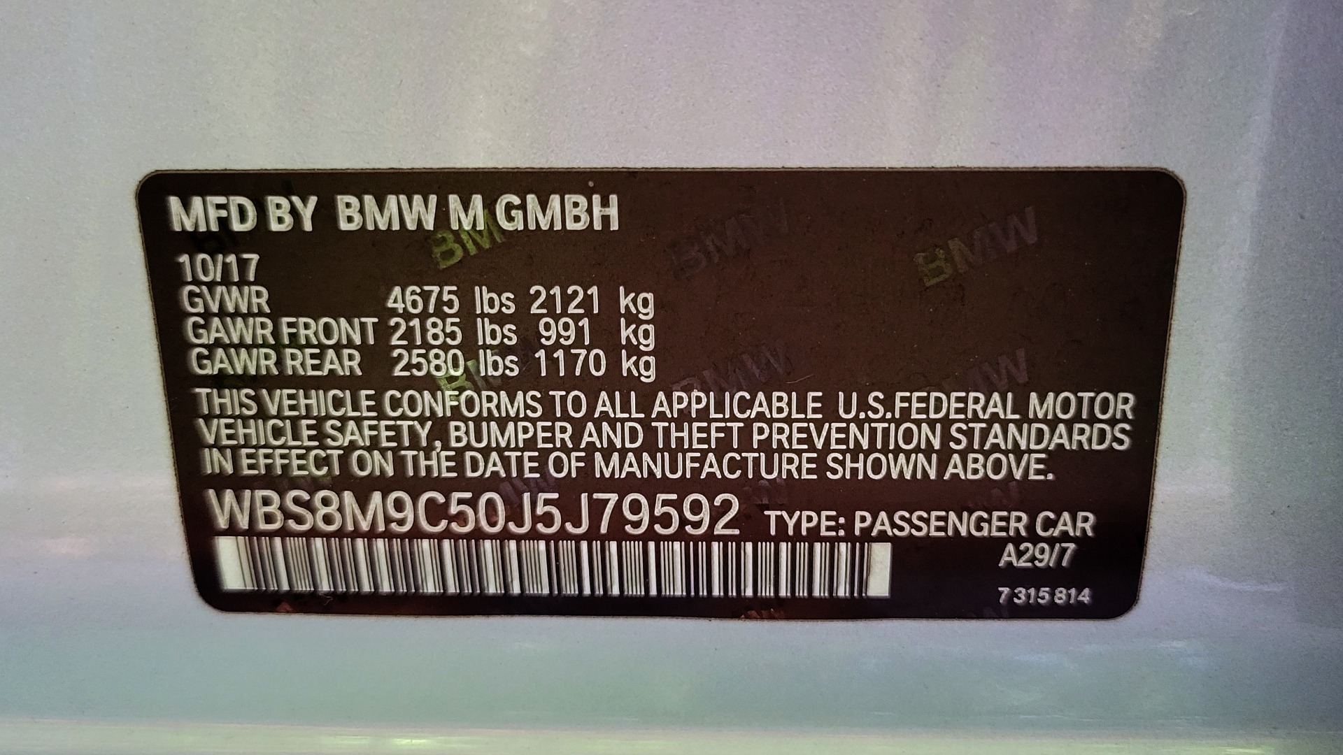 Used 2018 BMW M3 EXECUTIVE SEDAN / DRIVER ASST / PDC / ABSD / APPLE / CAMERA for sale Call for price at Formula Imports in Charlotte NC 28227 105