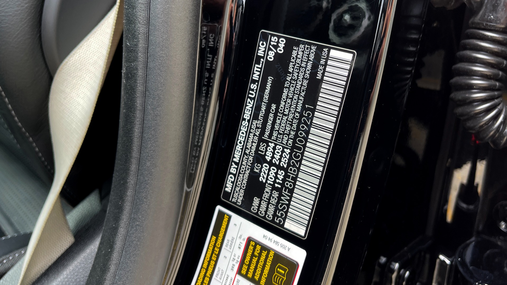 Used 2016 Mercedes-Benz C-CLASS AMG C 63 S SEDAN / NAV / BURMESTER / PANO-ROOF / CAMERA for sale $69,900 at Formula Imports in Charlotte NC 28227 31