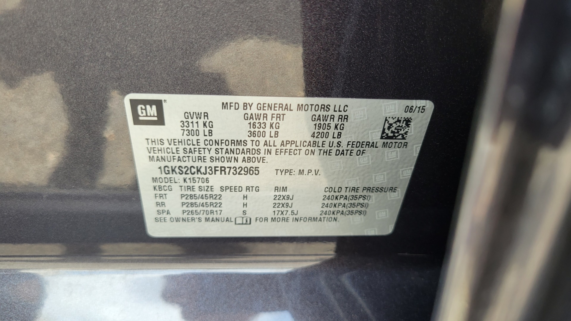 Used 2015 GMC YUKON DENALI 4WD / 6.2L / 8-SPD / NAV / BOSE / SUNROOF / CAMERA / 3-ROW for sale $36,500 at Formula Imports in Charlotte NC 28227 111