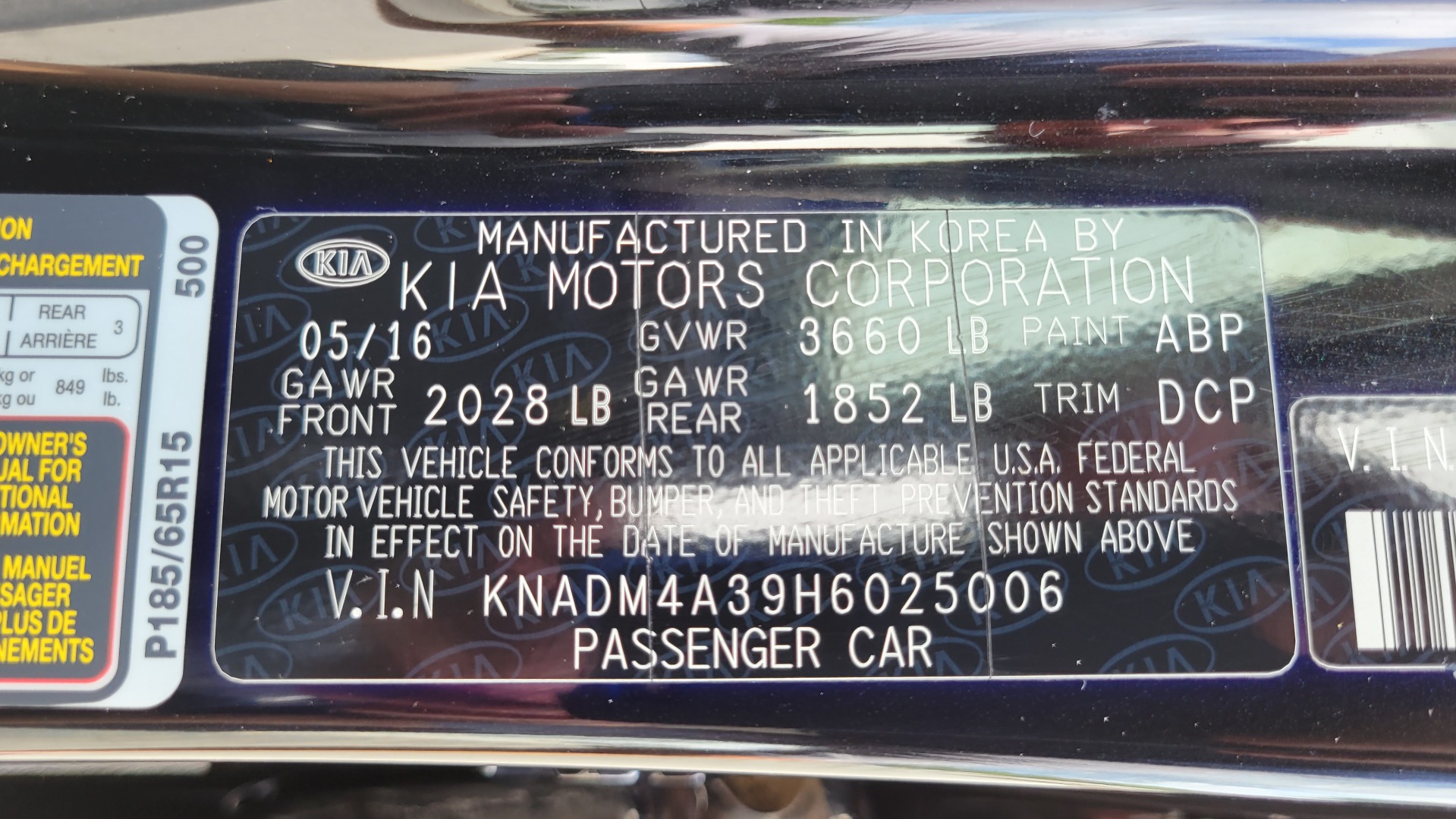 Used 2017 Kia RIO LX SEDAN / 1.6L 4-CYL / AUTO / POWER PACKAGE / 36MPG for sale Sold at Formula Imports in Charlotte NC 28227 73