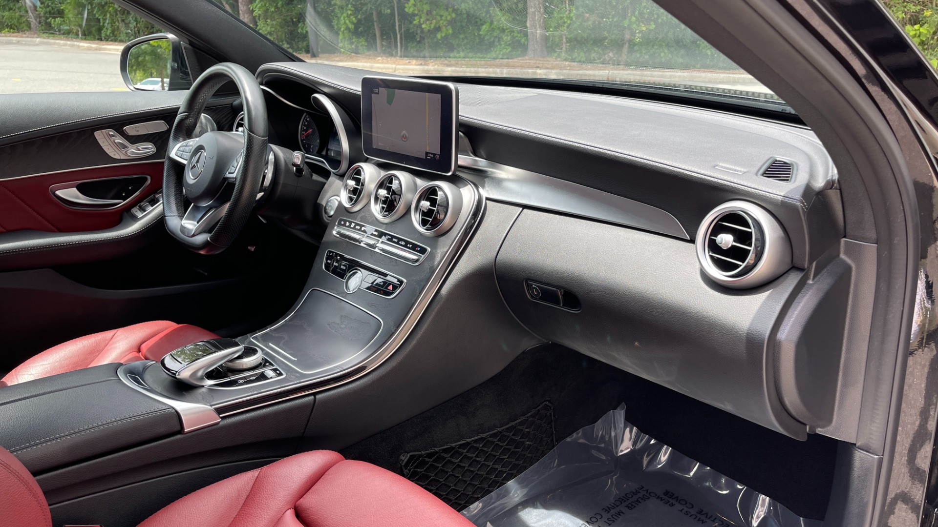 Used 2016 Mercedes-Benz C-Class C 450 AMG / AMBIENT LIGHTING / PREMIUM 2 / DARK WOOD TRIM / RED LEATHER for sale $37,499 at Formula Imports in Charlotte NC 28227 15