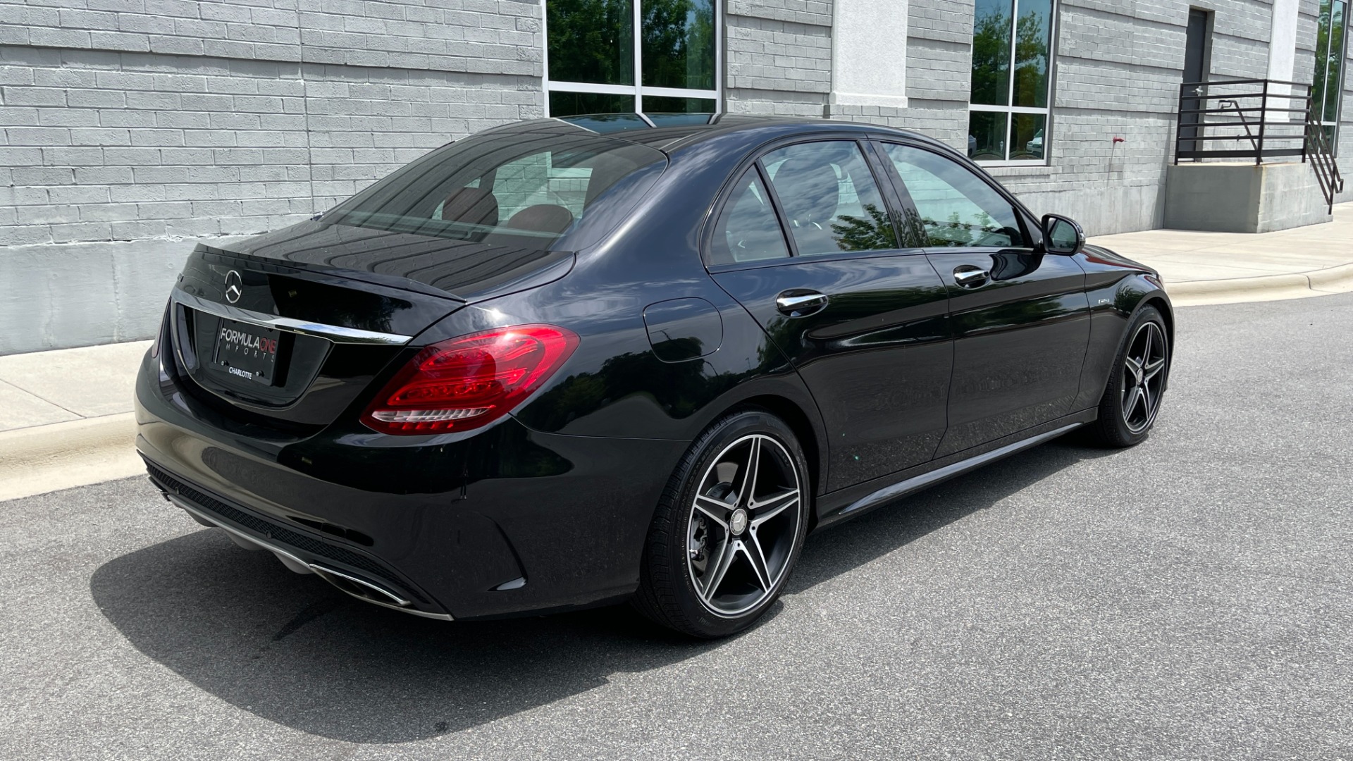 Used 2016 Mercedes-Benz C-Class C 450 AMG / AMBIENT LIGHTING / PREMIUM 2 / DARK WOOD TRIM / RED LEATHER for sale $37,499 at Formula Imports in Charlotte NC 28227 3