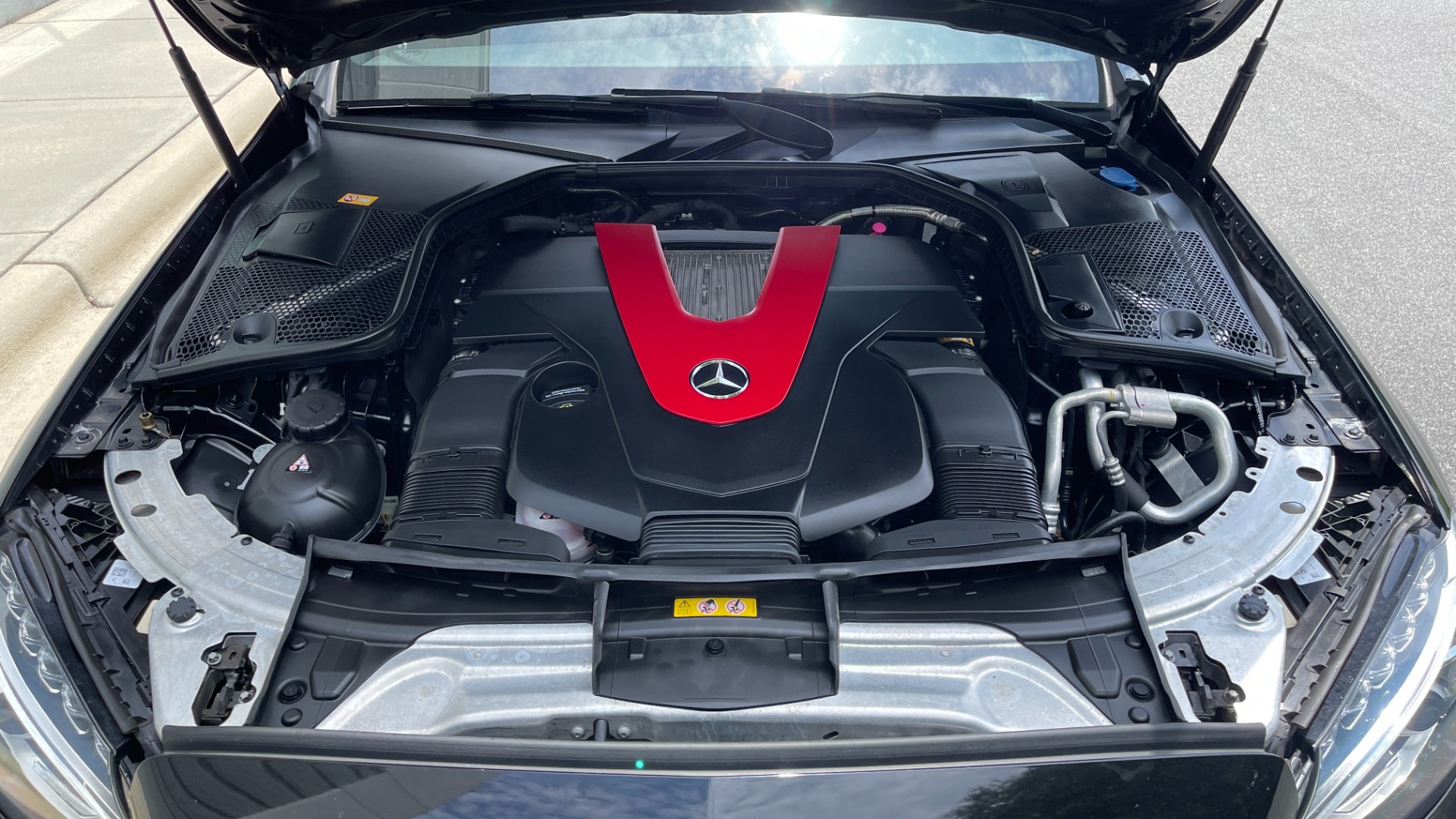 Used 2016 Mercedes-Benz C-Class C 450 AMG / AMBIENT LIGHTING / PREMIUM 2 / DARK WOOD TRIM / RED LEATHER for sale $37,499 at Formula Imports in Charlotte NC 28227 31