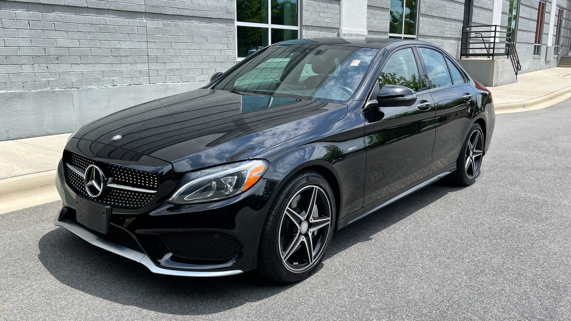 Used 2016 Mercedes-Benz C-Class C 450 AMG / AMBIENT LIGHTING / PREMIUM 2 / DARK WOOD TRIM / RED LEATHER for sale $37,499 at Formula Imports in Charlotte NC 28227 4