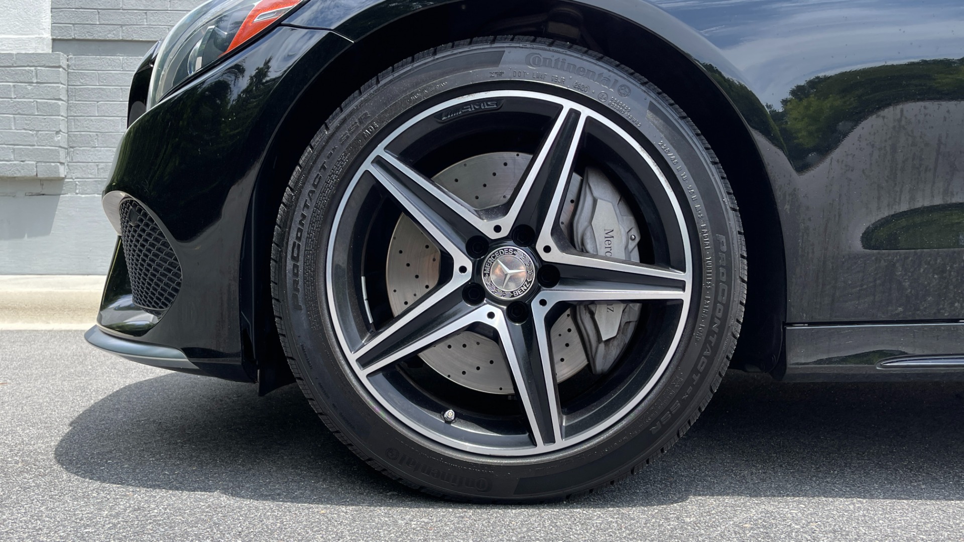 Used 2016 Mercedes-Benz C-Class C 450 AMG / AMBIENT LIGHTING / PREMIUM 2 / DARK WOOD TRIM / RED LEATHER for sale $37,499 at Formula Imports in Charlotte NC 28227 45