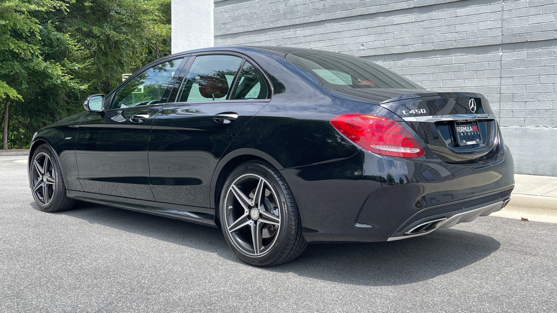 Used 2016 Mercedes-Benz C-Class C 450 AMG / AMBIENT LIGHTING / PREMIUM 2 / DARK WOOD TRIM / RED LEATHER for sale $37,499 at Formula Imports in Charlotte NC 28227 6
