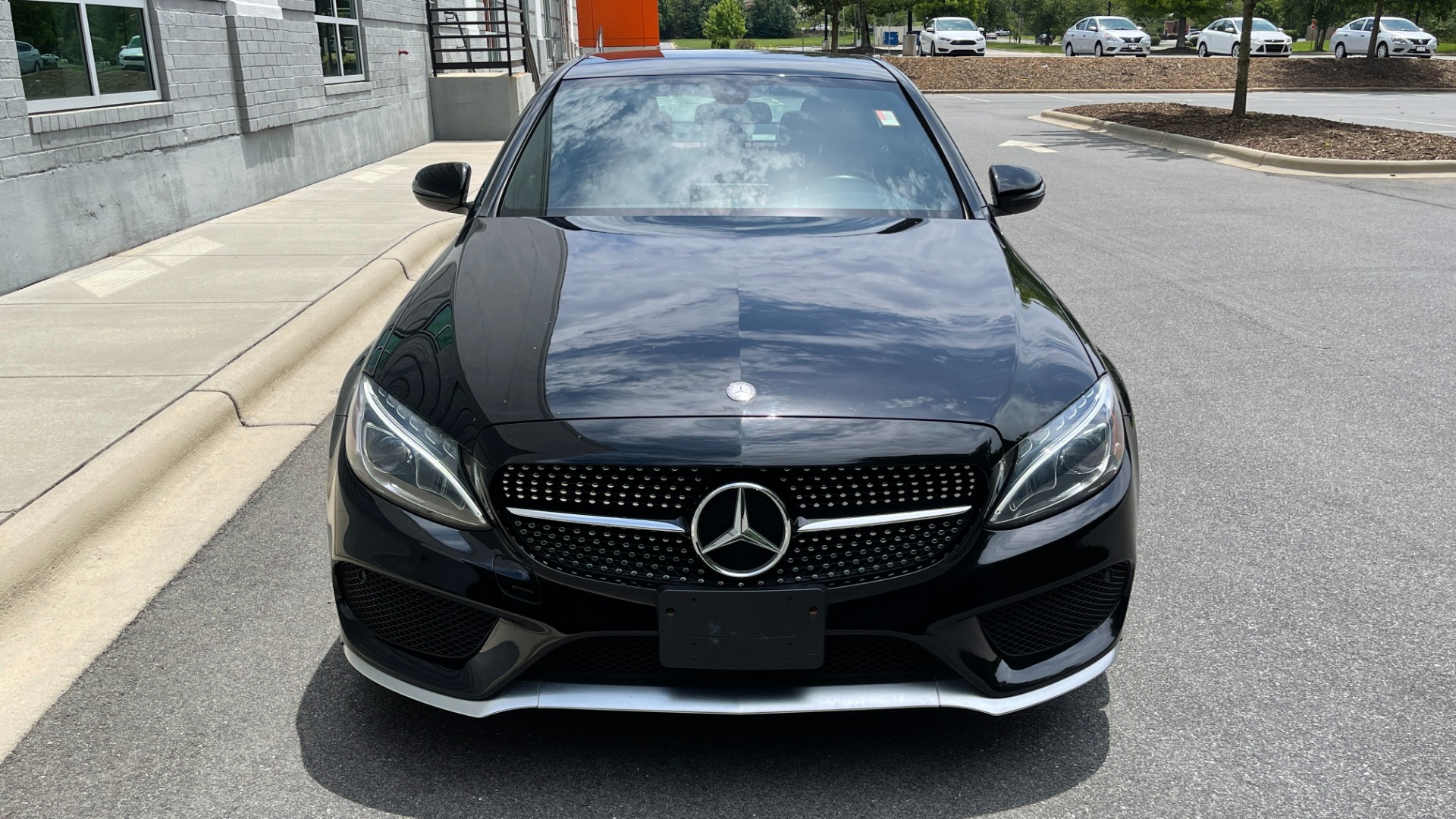 Used 2016 Mercedes-Benz C-Class C 450 AMG / AMBIENT LIGHTING / PREMIUM 2 / DARK WOOD TRIM / RED LEATHER for sale $37,499 at Formula Imports in Charlotte NC 28227 8