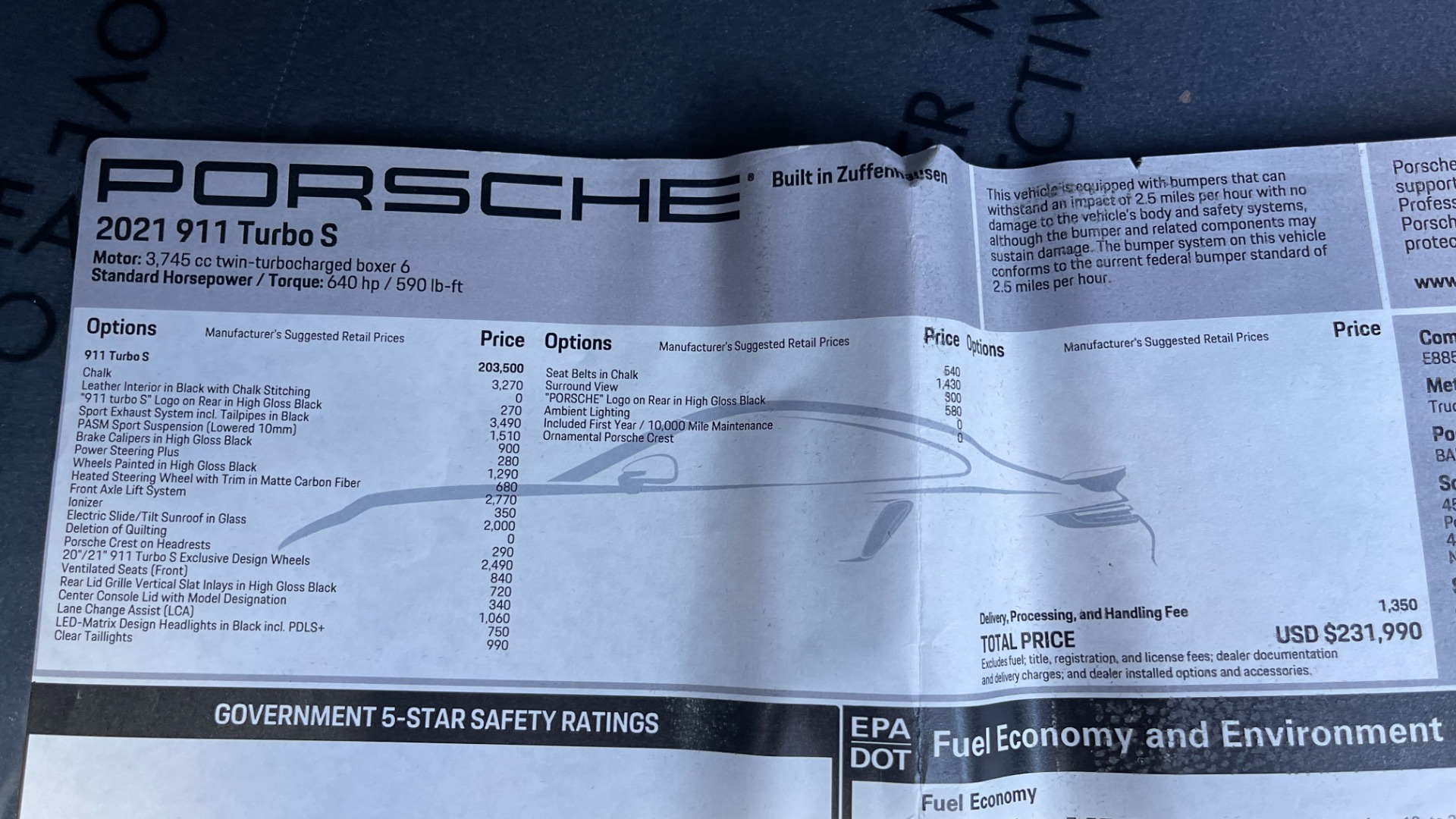Used 2021 Porsche 911 Turbo S / HRE WHEELS / FRONT LIFT / MATRIX LIGHTS / PASM SUSPENSION for sale Sold at Formula Imports in Charlotte NC 28227 58