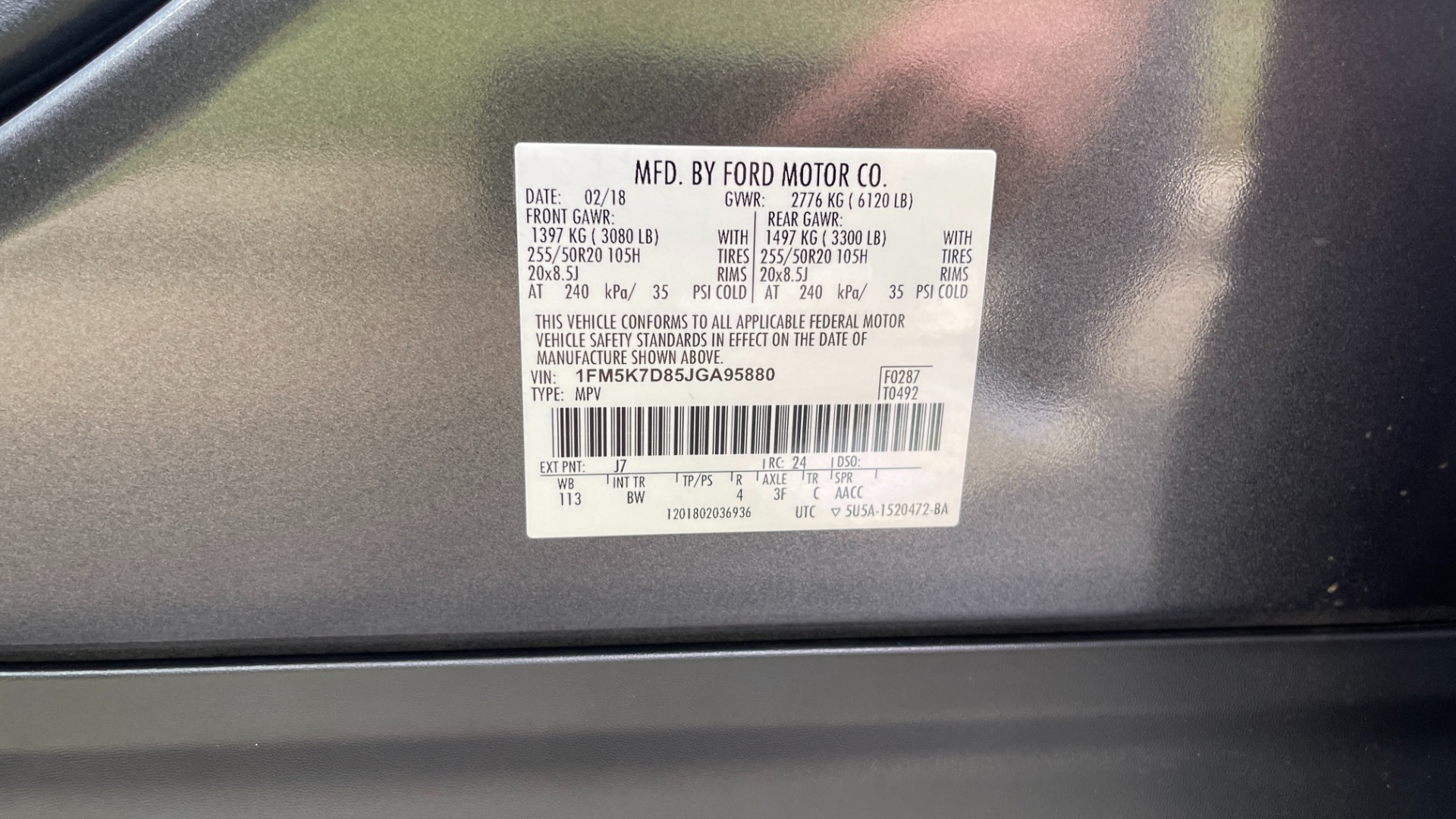 Used 2018 Ford Explorer XLT / REMOTE START / LEATHER / 3RD ROW / 20IN WHEELS for sale $31,495 at Formula Imports in Charlotte NC 28227 59