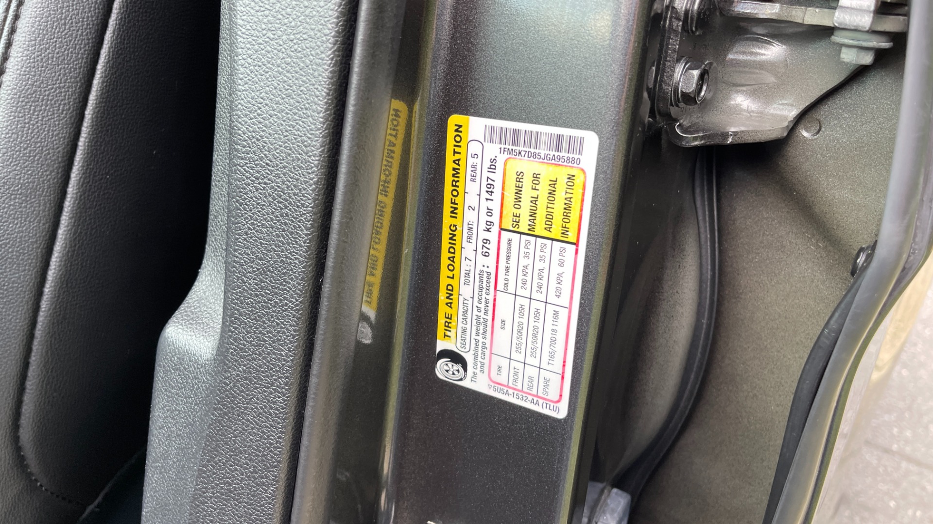 Used 2018 Ford Explorer XLT / REMOTE START / LEATHER / 3RD ROW / 20IN WHEELS for sale $31,495 at Formula Imports in Charlotte NC 28227 60