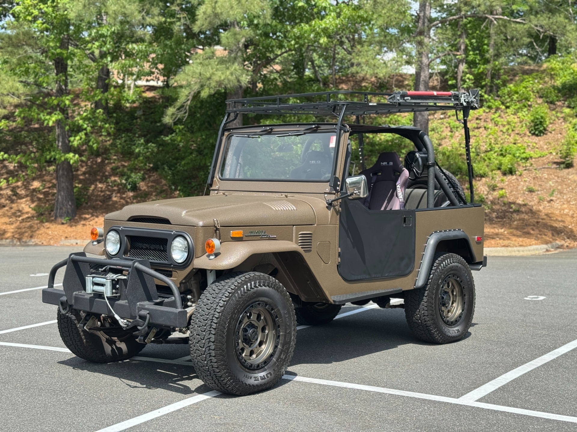 Used 1974 Toyota FJ40 LAND CRUISER FRAME OFF RESTORATION / PRO BUILT 4SPD / PRO BUILT SUSPENSION / NRG SEATS / for sale $43,000 at Formula Imports in Charlotte NC 28227 4