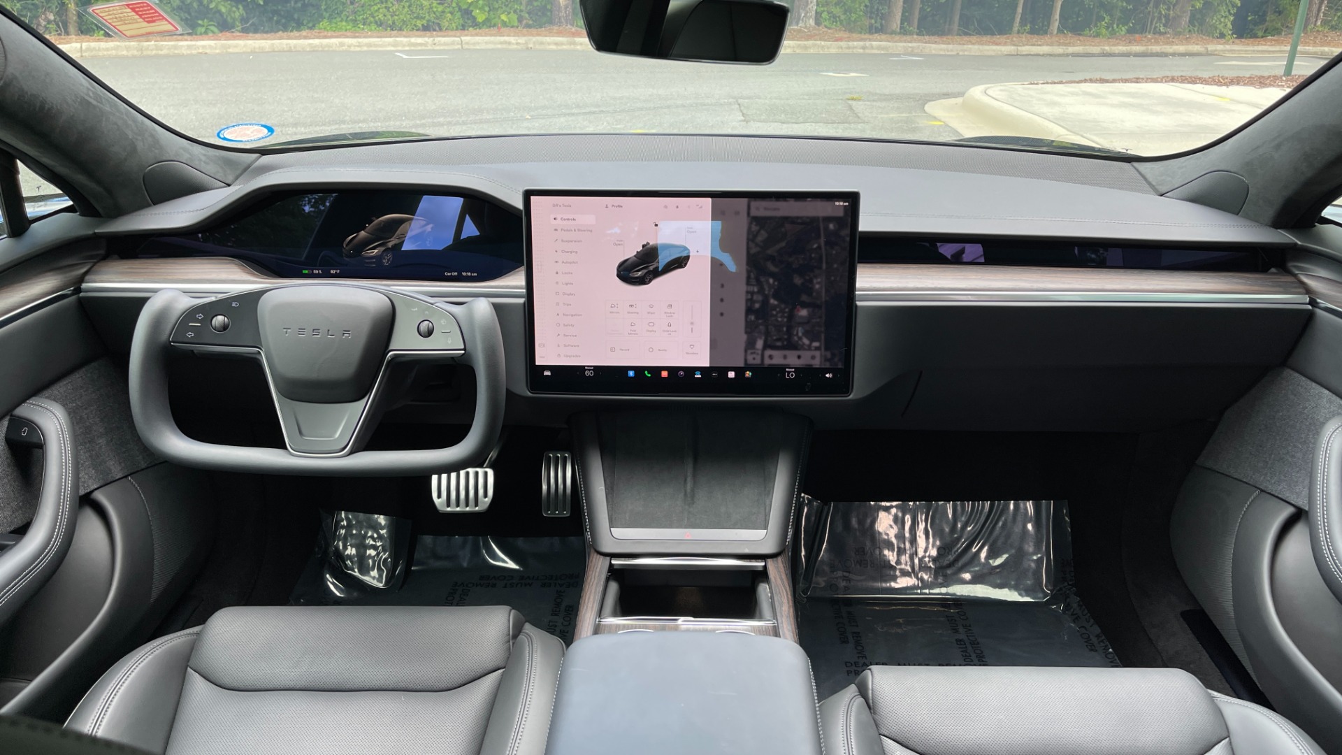 Used 2022 Tesla Model S ELECTRIC / FULL SELF DRIVING / 21IN WHEELS / MOBILE CHARGER / WALNUT TRIM for sale Sold at Formula Imports in Charlotte NC 28227 7