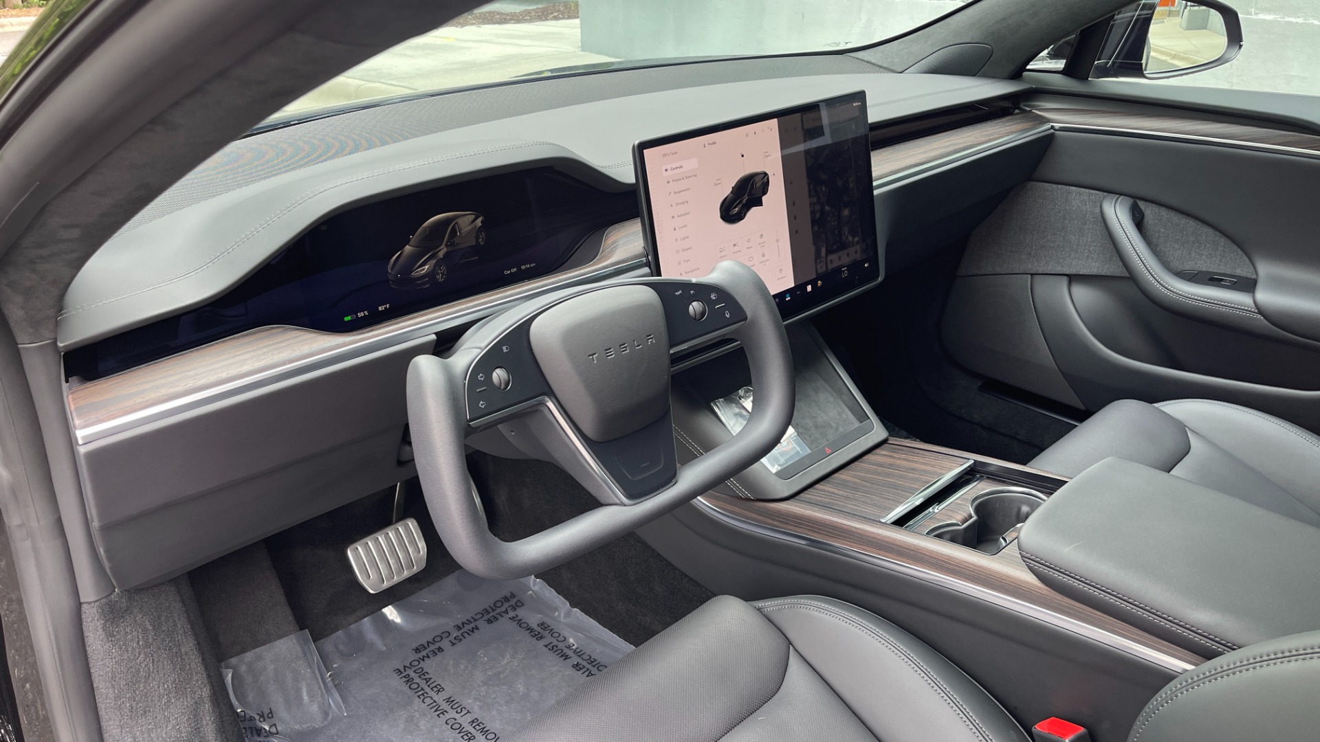 Used 2022 Tesla Model S ELECTRIC / FULL SELF DRIVING / 21IN WHEELS / MOBILE CHARGER / WALNUT TRIM for sale Sold at Formula Imports in Charlotte NC 28227 8