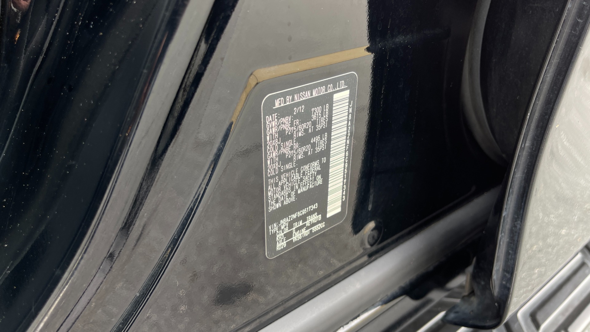 Used 2012 INFINITI QX56 7 PASSENGER / THEATER PACKAGE / HEATED SEATS / NAV / REARVIEW for sale Sold at Formula Imports in Charlotte NC 28227 19