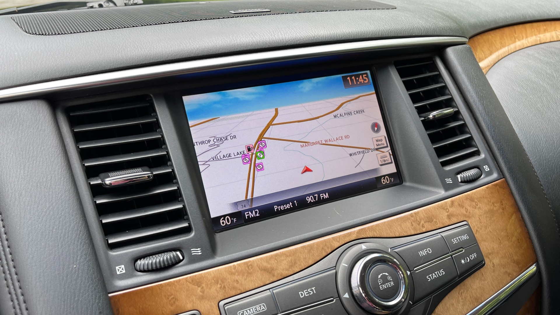 Used 2012 INFINITI QX56 7 PASSENGER / THEATER PACKAGE / HEATED SEATS / NAV / REARVIEW for sale Sold at Formula Imports in Charlotte NC 28227 23