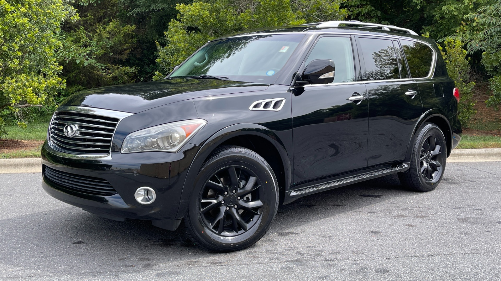 Used 2012 INFINITI QX56 7 PASSENGER / THEATER PACKAGE / HEATED SEATS / NAV / REARVIEW for sale Sold at Formula Imports in Charlotte NC 28227 45