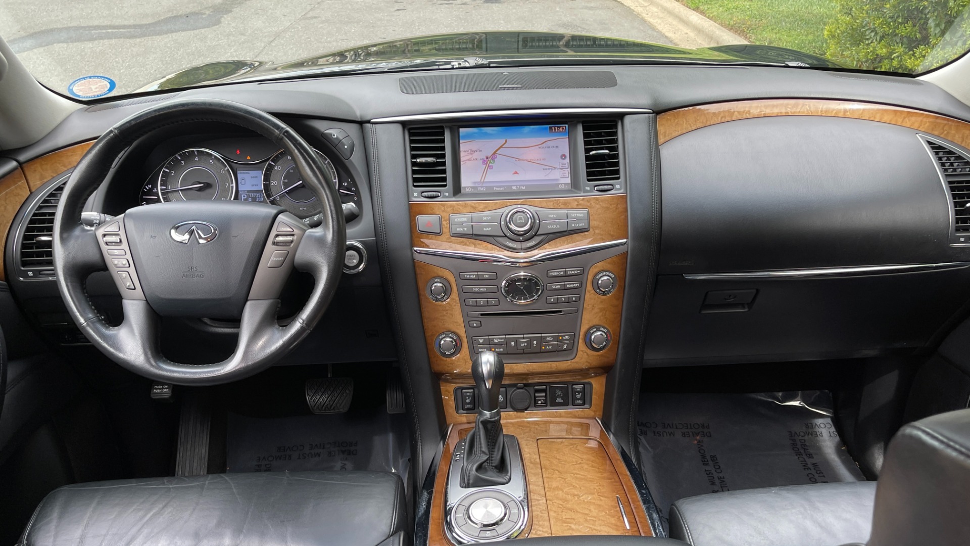 Used 2012 INFINITI QX56 7 PASSENGER / THEATER PACKAGE / HEATED SEATS / NAV / REARVIEW for sale Sold at Formula Imports in Charlotte NC 28227 9