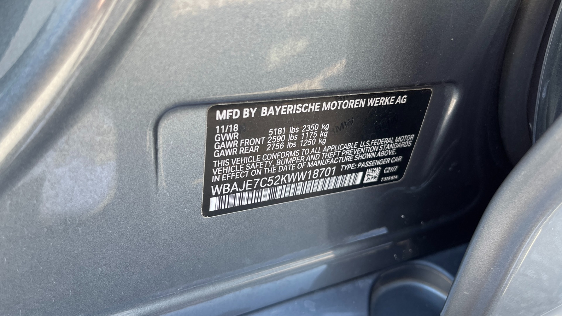Used 2019 BMW 5 Series 540i xDrive / M SPORT PACKAGE / PREMIUM 2 PACKAGE / HARMAN KARDON SOUND / H for sale Sold at Formula Imports in Charlotte NC 28227 42