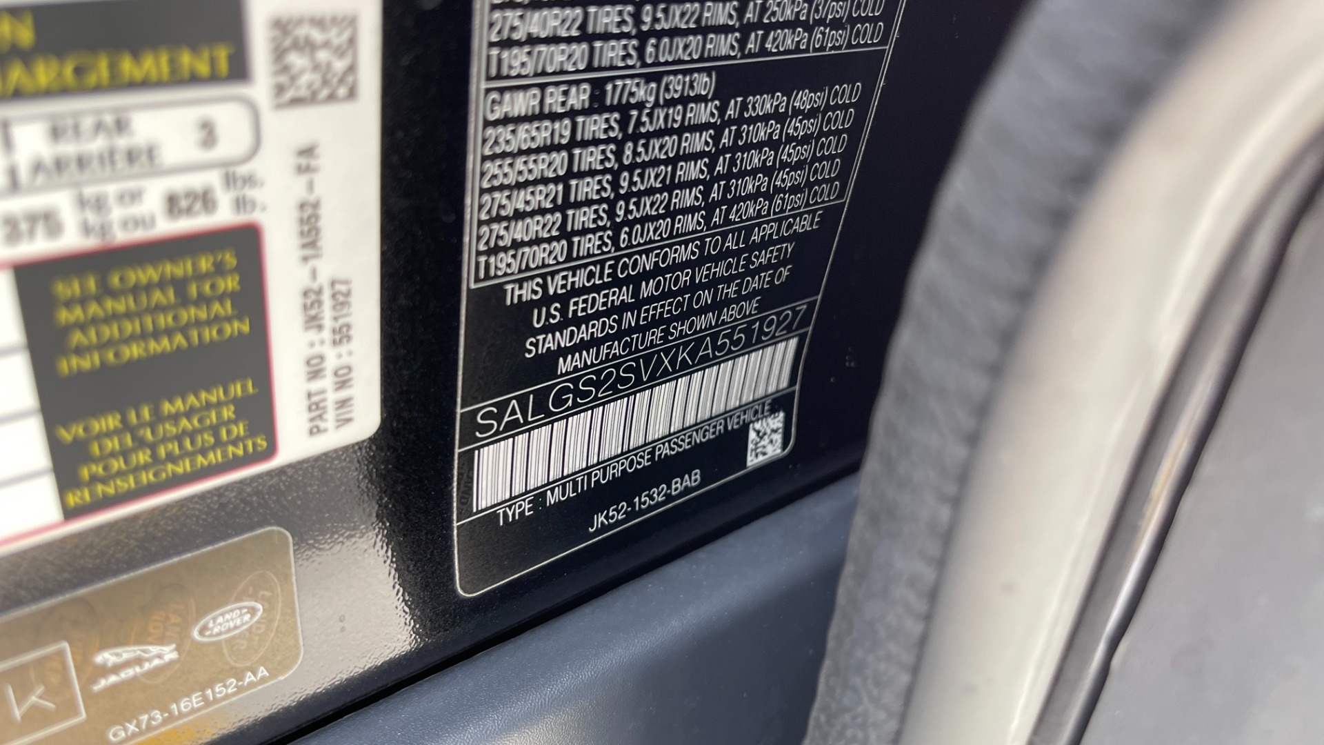 Used 2019 Land Rover Range Rover HSE / DRIVE PACK / WOOD STEERING / PIANO BLACK TRIM for sale Sold at Formula Imports in Charlotte NC 28227 55