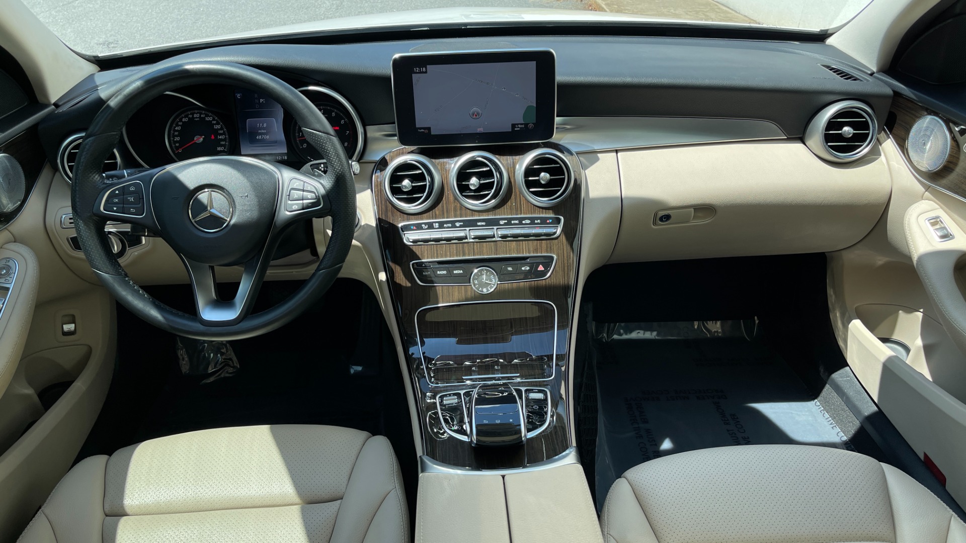 Used 2016 Mercedes-Benz C-Class C300 / 4MATIC / PREMIUM / LINDEN WOOD / ILLUMINATED STAR / MULTIMEDIA for sale $25,995 at Formula Imports in Charlotte NC 28227 13