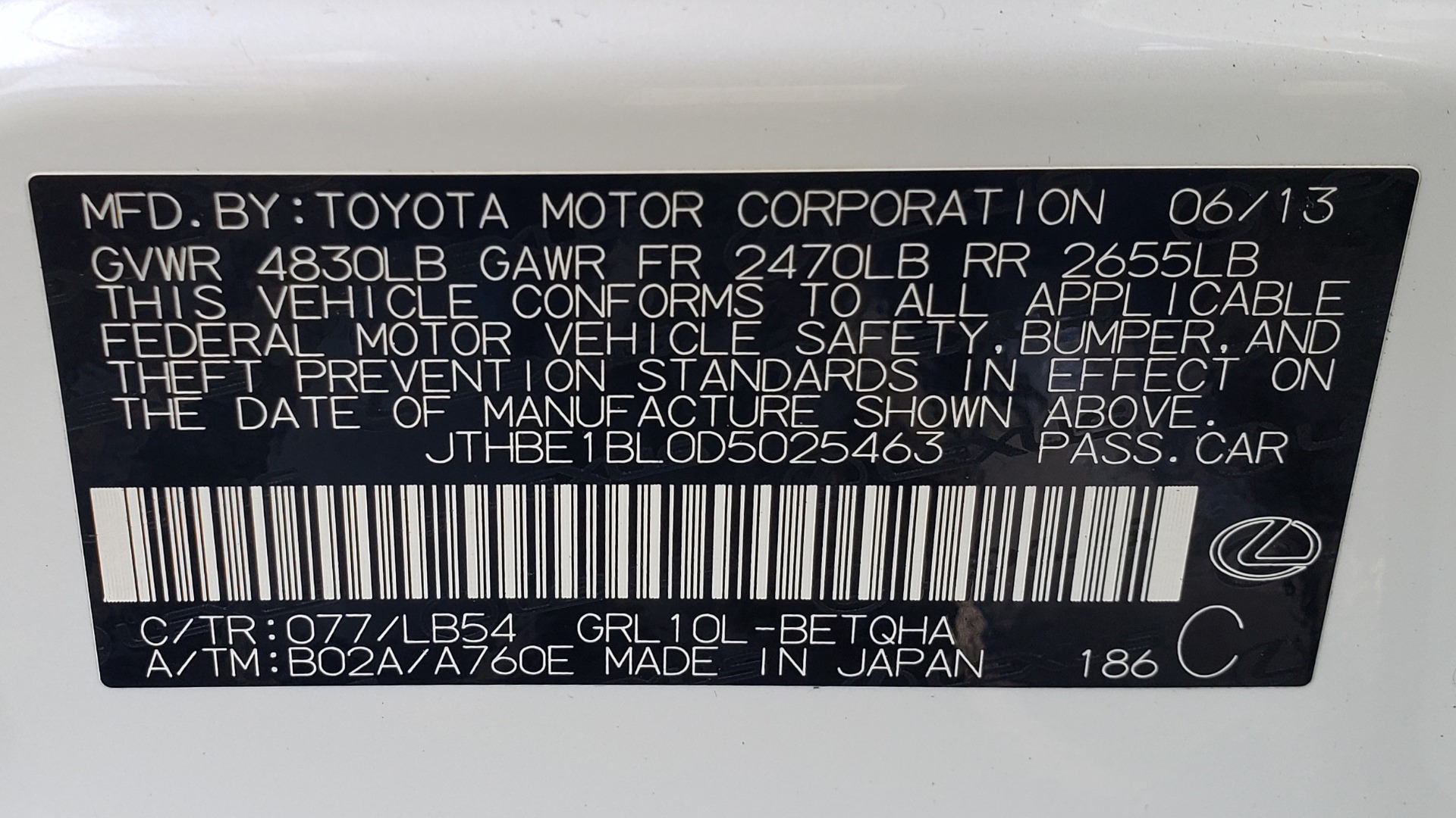 Used 2013 Lexus GS 350 F-SPORT / NAV / SUNROOF / BSM / PRK ASST / REARVIEW for sale Sold at Formula Imports in Charlotte NC 28227 84