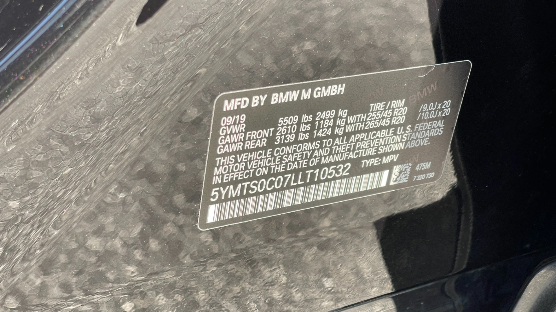 Used 2020 BMW X3 M for sale Sold at Formula Imports in Charlotte NC 28227 40