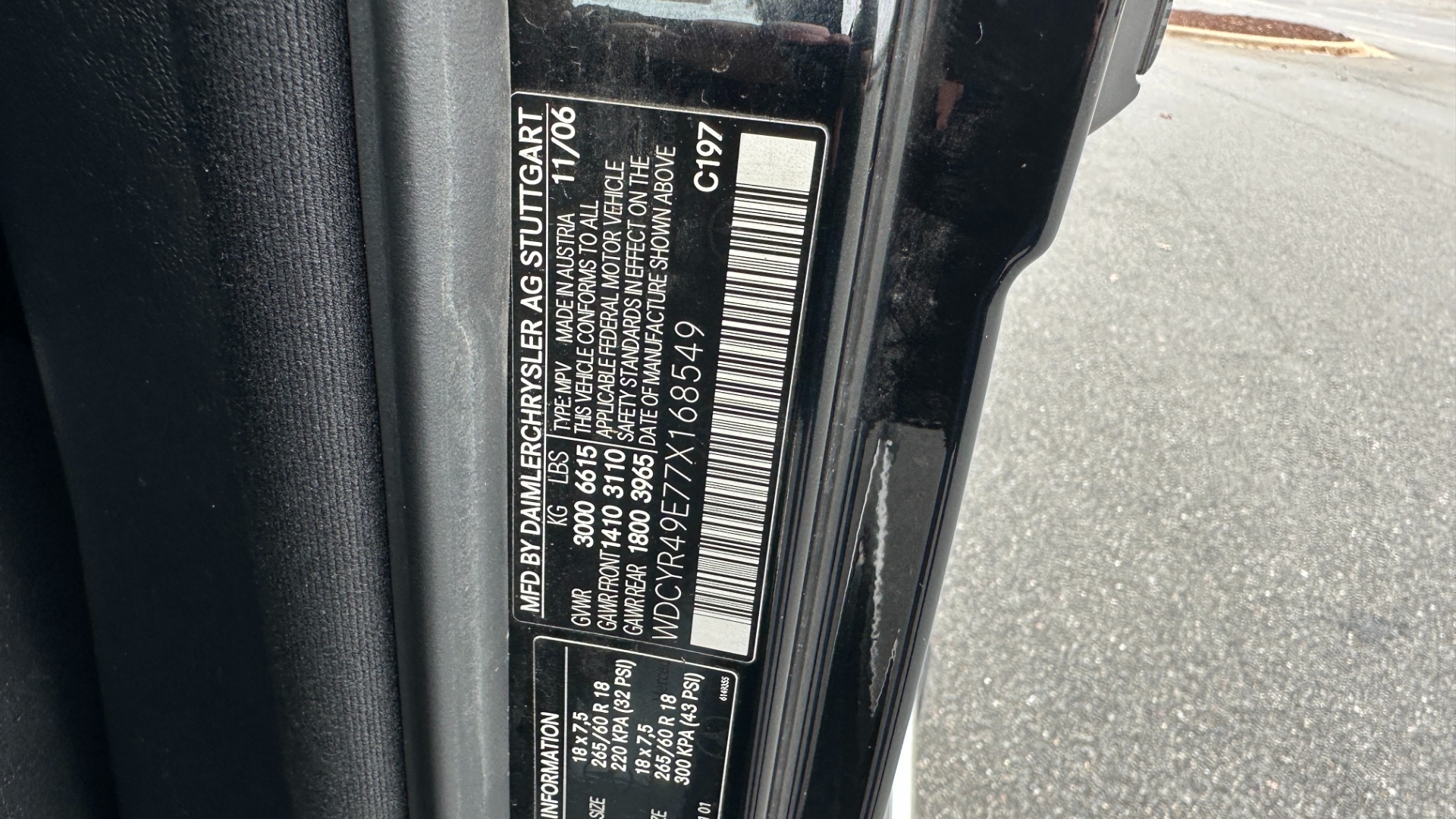Used 2007 Mercedes-Benz G-Class G 550 V8 / LEATHER / 4MATIC / HEATED SEATING / MEMORY / BLACKOUT for sale Sold at Formula Imports in Charlotte NC 28227 15