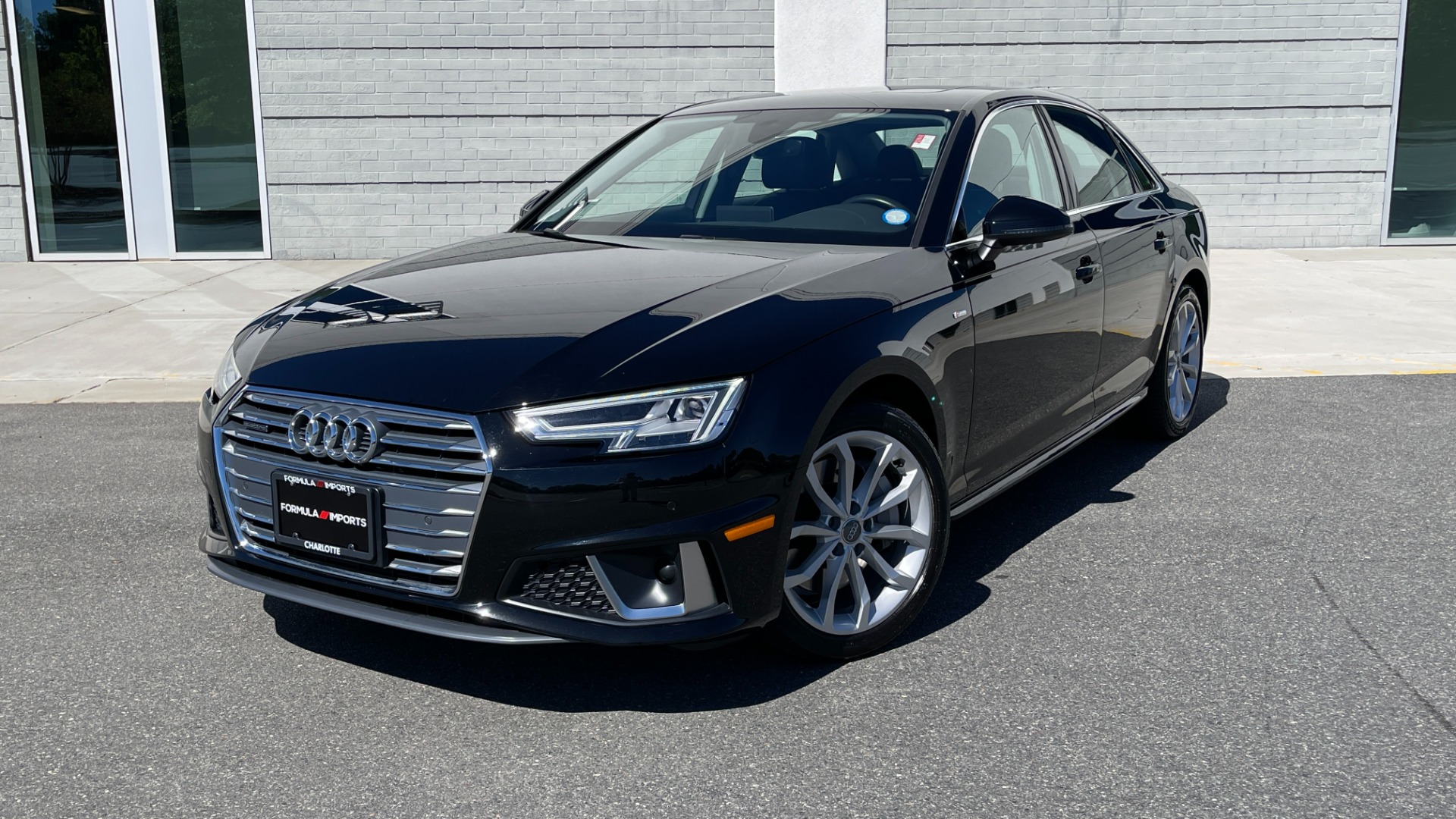 Used 2019 Audi A4 PREMIUM PLUS / COLD WEATHER / AUDI BEAM RINGS / LEATHER / QUATTRO AWD for sale Sold at Formula Imports in Charlotte NC 28227 1