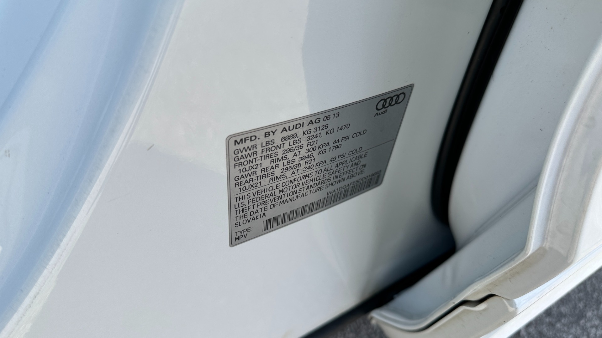 Used 2013 Audi Q7 3.0T S-LINE PRESTIGE / PLUS PACKAGE / TECHNOLOGY PACKAGE / LEATHER / QUATTR for sale Sold at Formula Imports in Charlotte NC 28227 12