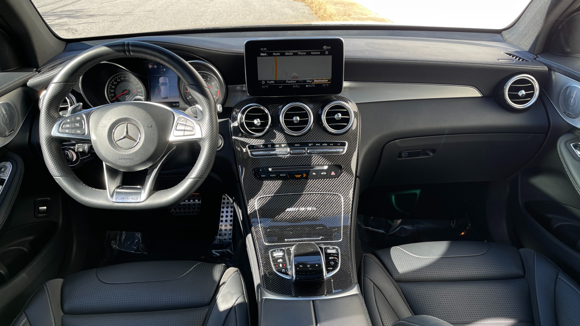 Used 2019 Mercedes-Benz GLC AMG GLC 63 / DRIVER ASSIST / AMG EXHAUST / CARBON FIBER / MULTIMEDIA for sale $61,995 at Formula Imports in Charlotte NC 28227 18