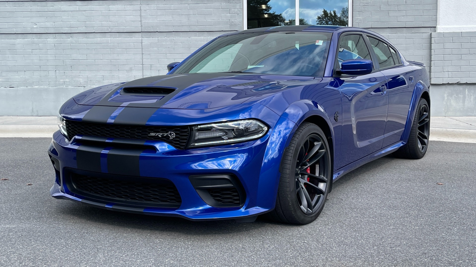 Used 2021 Dodge Charger SRT HELLCAT WIDEBODY / RED KEYS / CARBON STRIPES / 717HP / BREMBO BRAKES for sale Sold at Formula Imports in Charlotte NC 28227 1