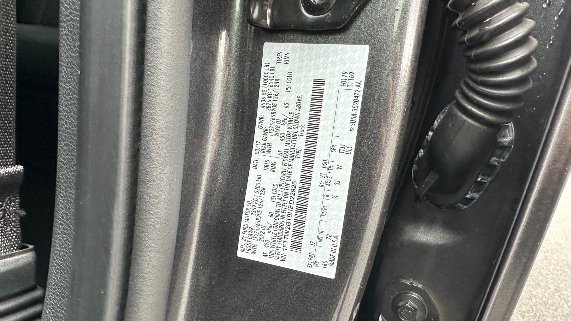 Used 2017 Ford Super Duty F-250 SRW PLATINUM / FOX SHOCKS / 6.7 DIESEL / FX4 OFFROAD / ADAPTIVE CRUISE for sale $54,995 at Formula Imports in Charlotte NC 28227 57