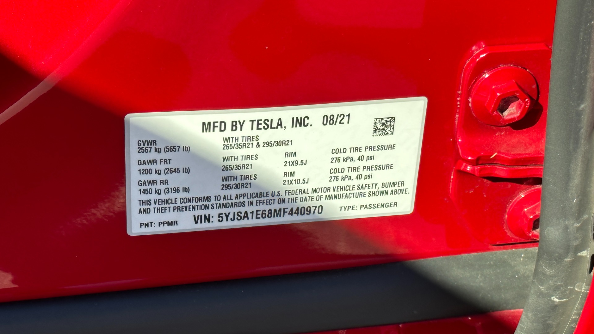 Used 2021 Tesla Model S PLAID / FULL SELF DRIVING / STANDARD CONNECTIVITY / CHARING CABLE / CARBON for sale $117,995 at Formula Imports in Charlotte NC 28227 36