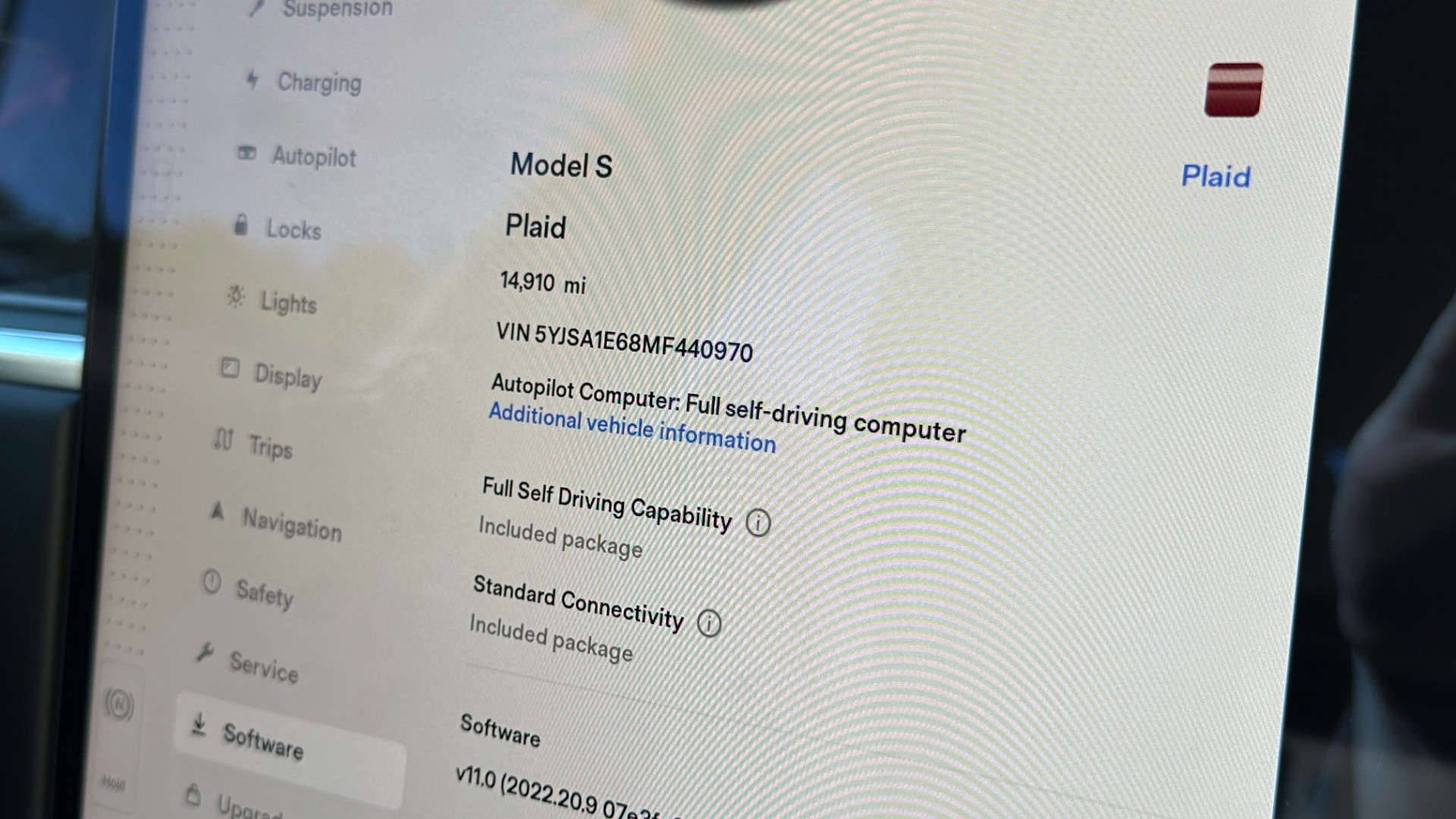 Used 2021 Tesla Model S PLAID / FULL SELF DRIVING / STANDARD CONNECTIVITY / CHARING CABLE / CARBON for sale $117,995 at Formula Imports in Charlotte NC 28227 49