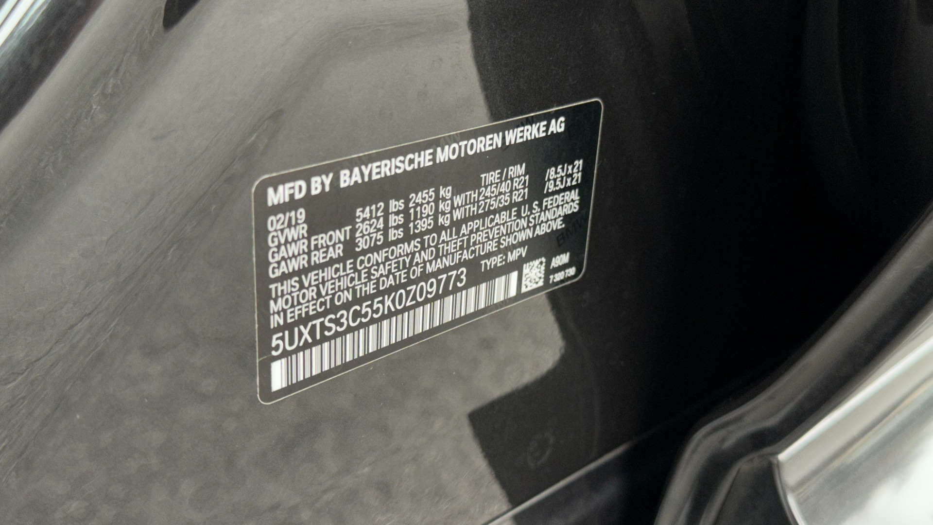 Used 2019 BMW X3 M40i / 21IN WHEELS / HEATED SEATS / NAVIGATION / HEATED STEERING for sale $44,995 at Formula Imports in Charlotte NC 28227 35
