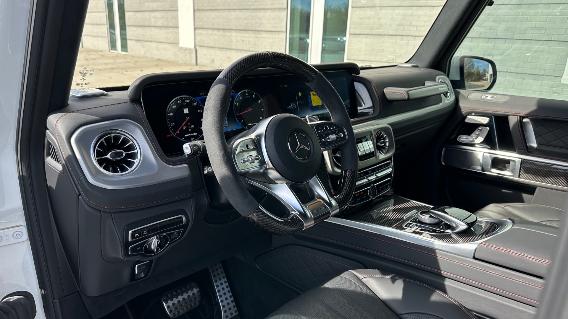 Used 2021 Mercedes-Benz G-Class AMG G63 / AMG EXCLUSIVE INTERIOR / CARBON FIBER / DIAMOND STITCH / 21IN AMG for sale Sold at Formula Imports in Charlotte NC 28227 37