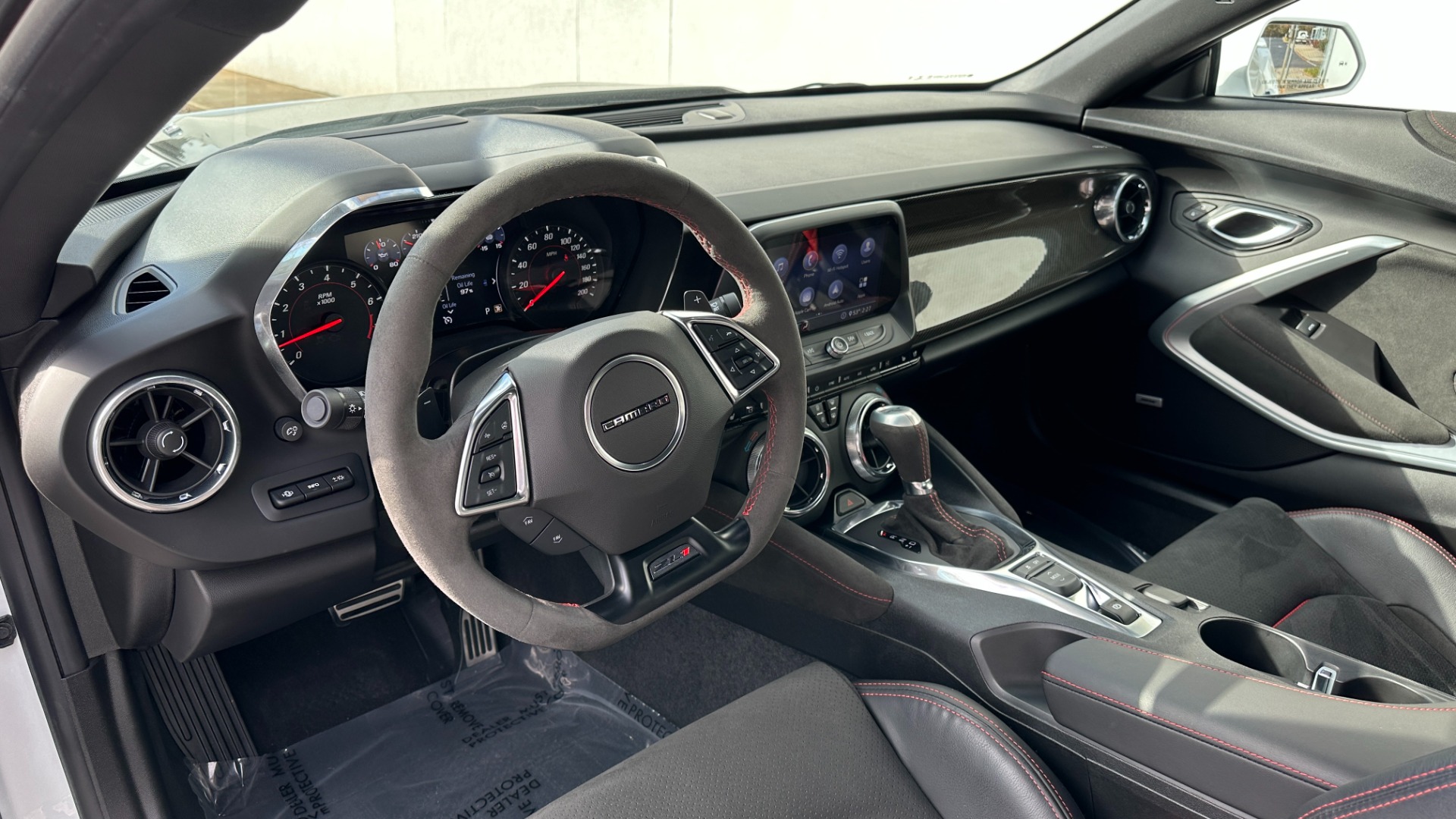 Used 2020 Chevrolet Camaro ZL1 / SUPERCHARGED / CARBON FIBER / RED SEAT BELTS / RECARO SEATING / 10SPD for sale $66,995 at Formula Imports in Charlotte NC 28227 12